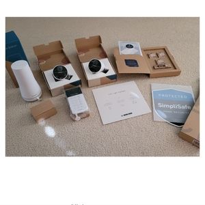 Simplisafe system x two cameras.